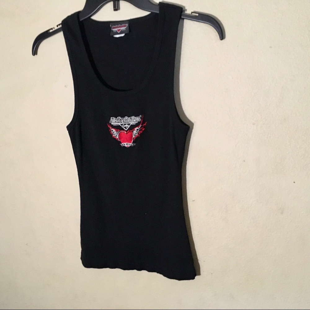 Harley Davidson Las Vegas Ribbed Tank, Sz L